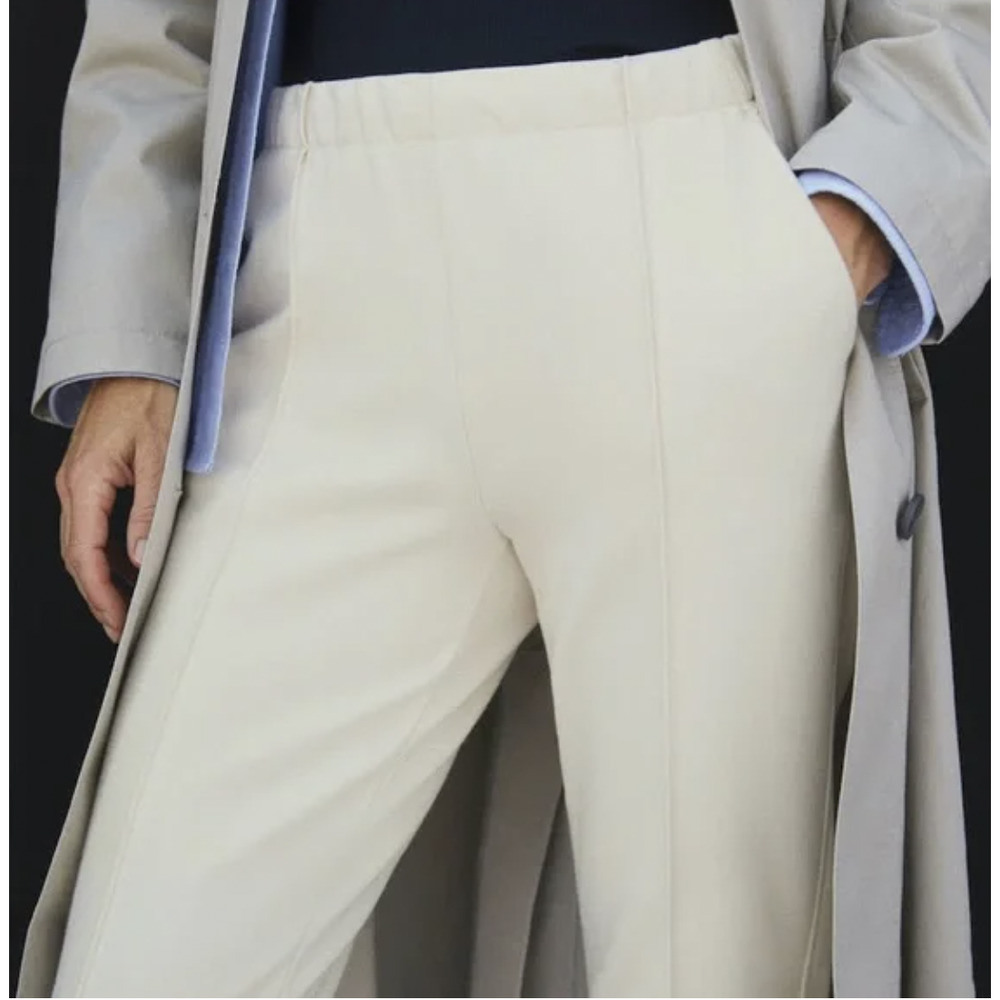 Everlane Cream Women's Pants Sz S NWOT - Picture 2 of 12